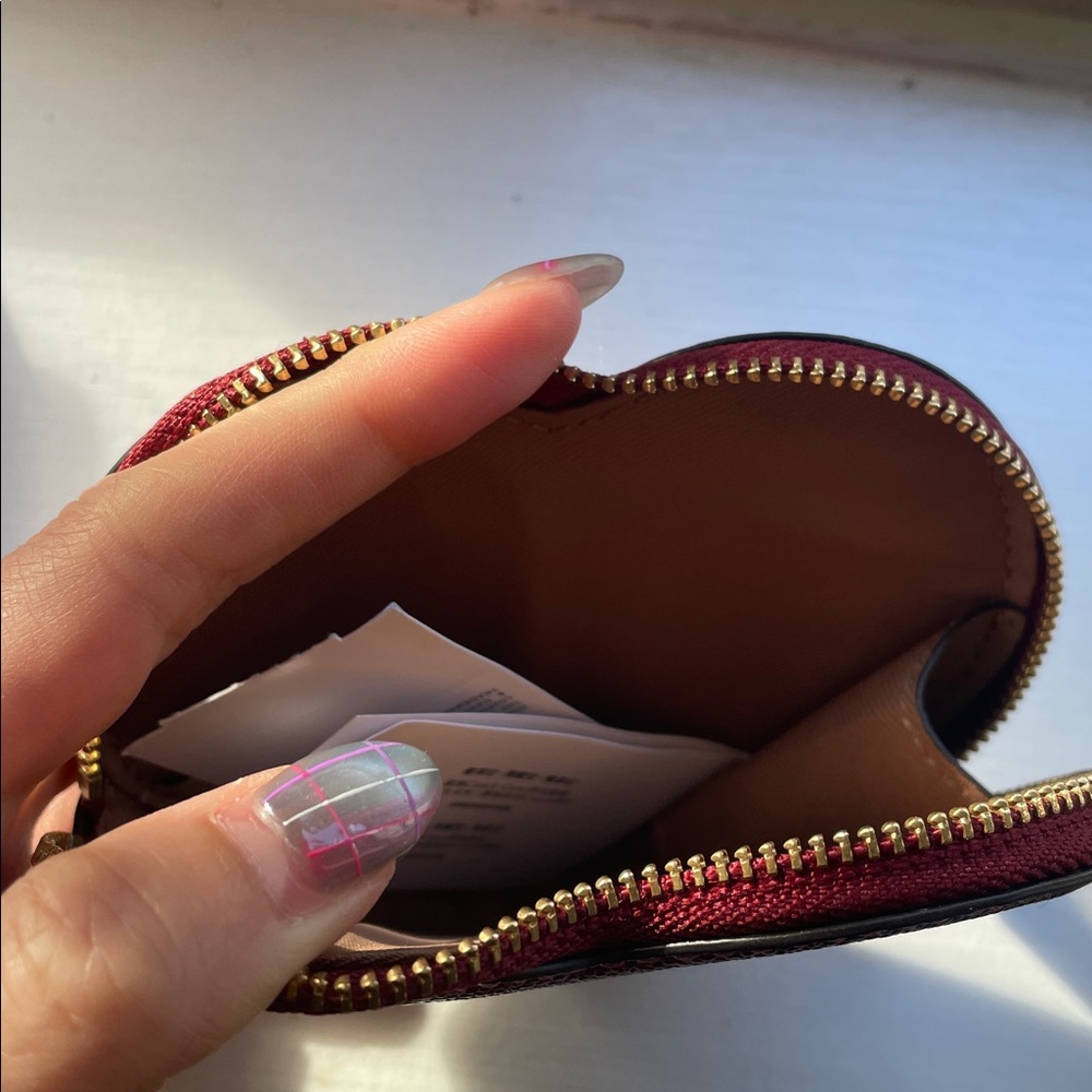 Coach heart wallet - Picture 3 of 4